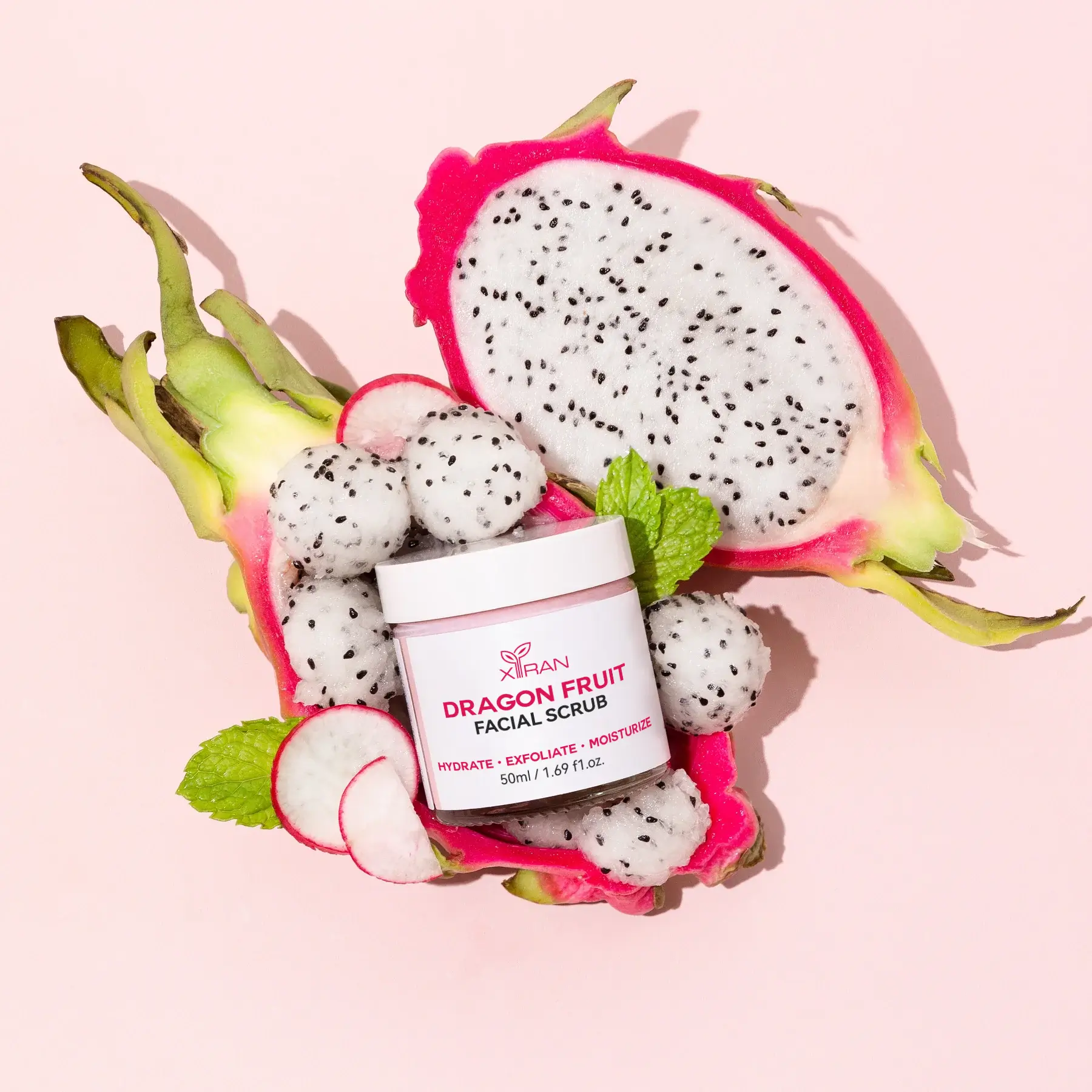 Private Label Dragon Fruit Face Scrub